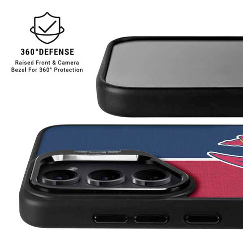 MLB Atlanta Braves Split Galaxy S25 Ultra Kickstand Case